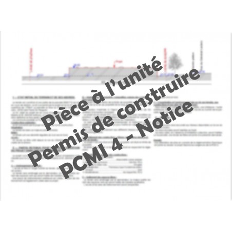 permis de construire, plan PCMI 4 notice