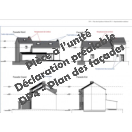 DP4 - Plan des façades - déclaration préalable