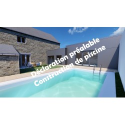 Construction déclaration préalable construction d'une piscine